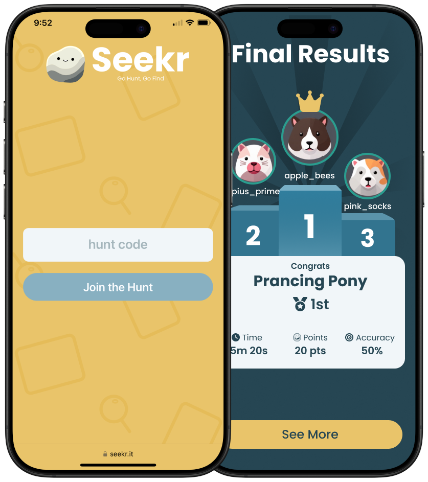 seeker hunts scavenger hunt editor